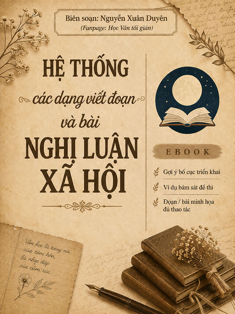 Hệ thống các dạng viết đoạn và bài nghị luận xã hội