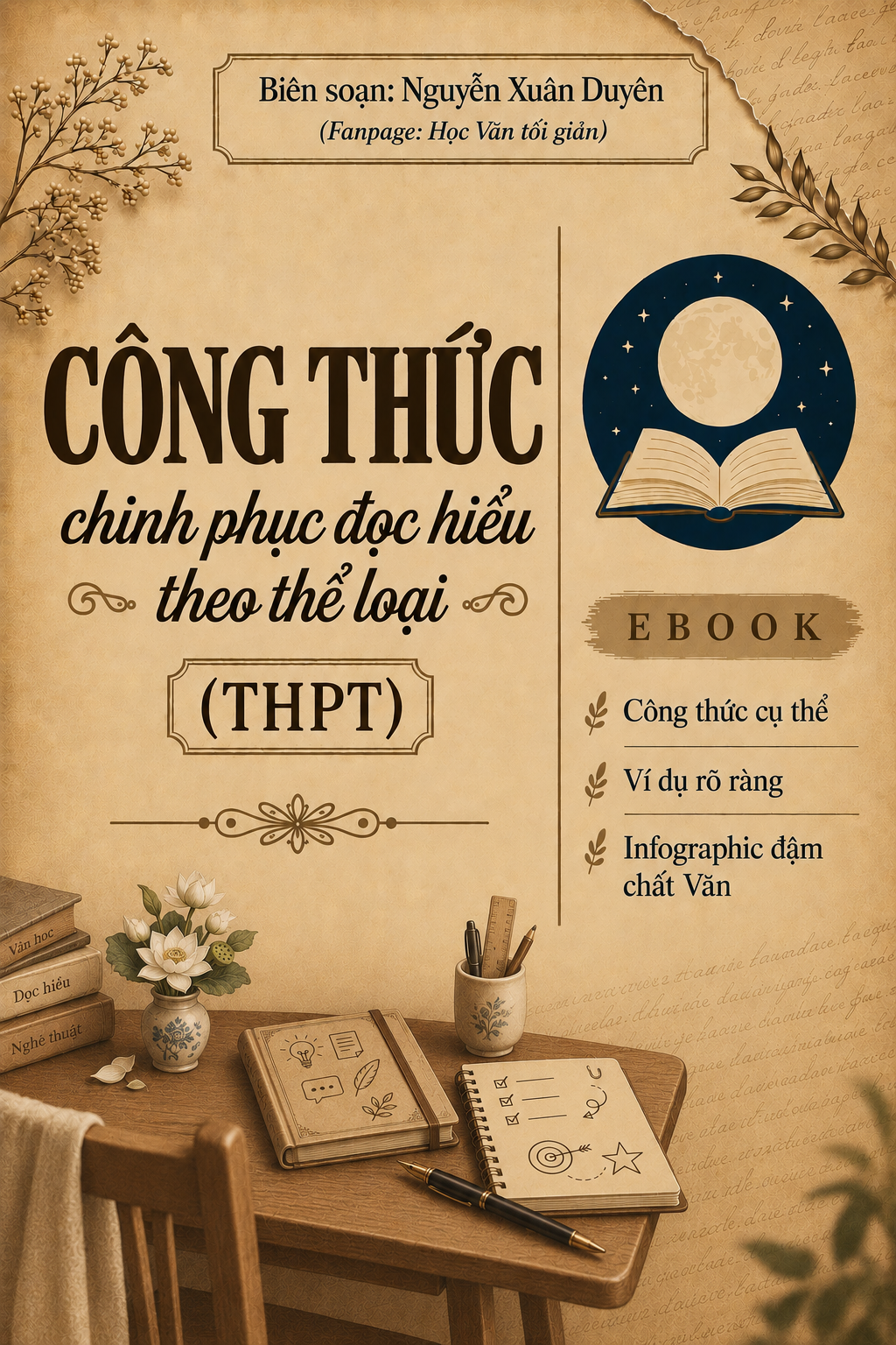 Công thức chinh phục đọc hiểu theo thể loại (THPT)